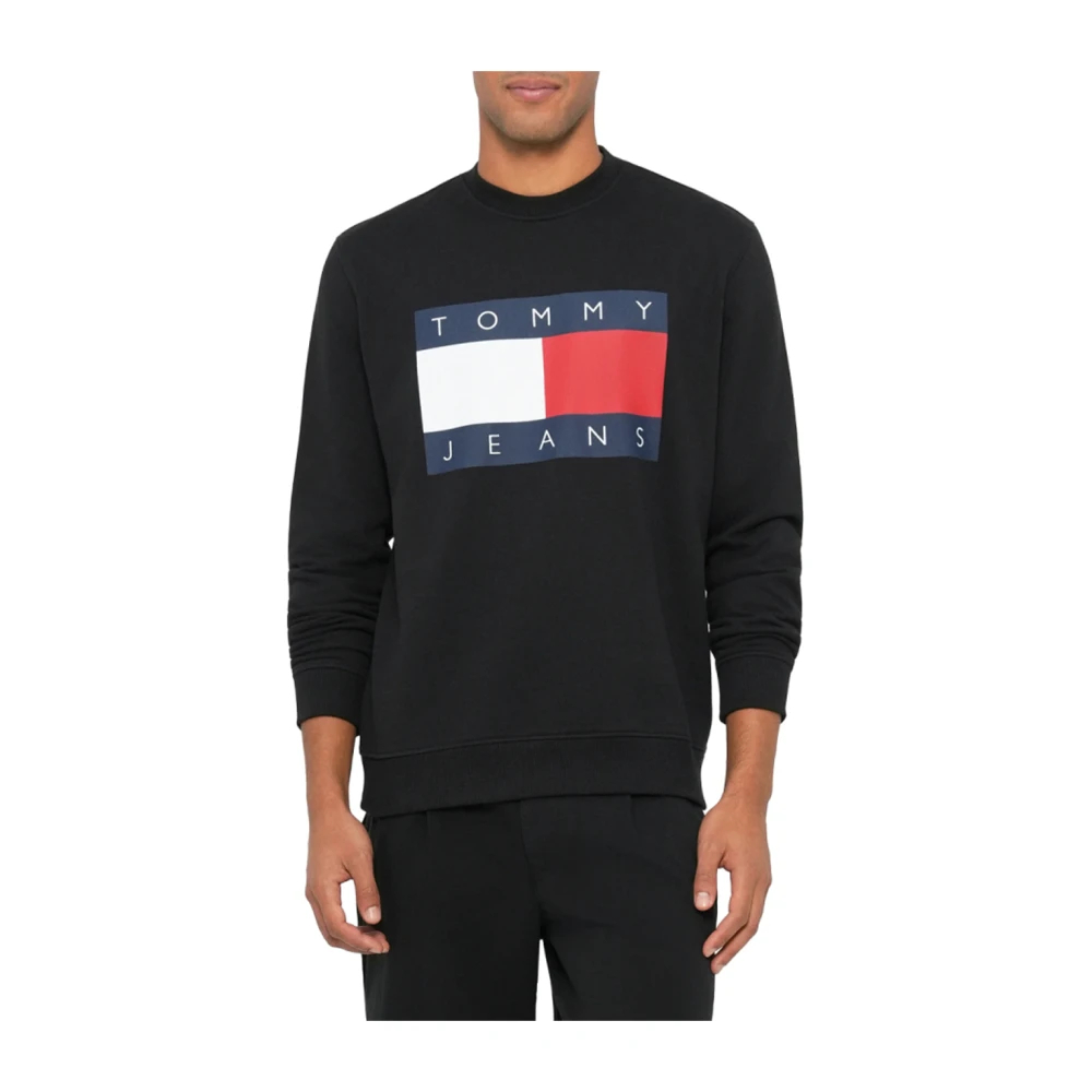 Tommy Hilfiger - Crew Neck Sweatshirt - Sweatshirts & Hoodies - Herren - Schwarzk - Xl - Bild 6