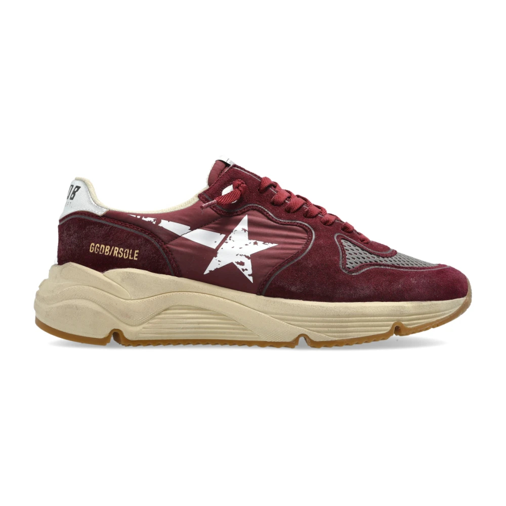 Golden Goose Herren Rot - Running Sole Mit Aufgedrucktem Stern - Shoes - 43 Eu
