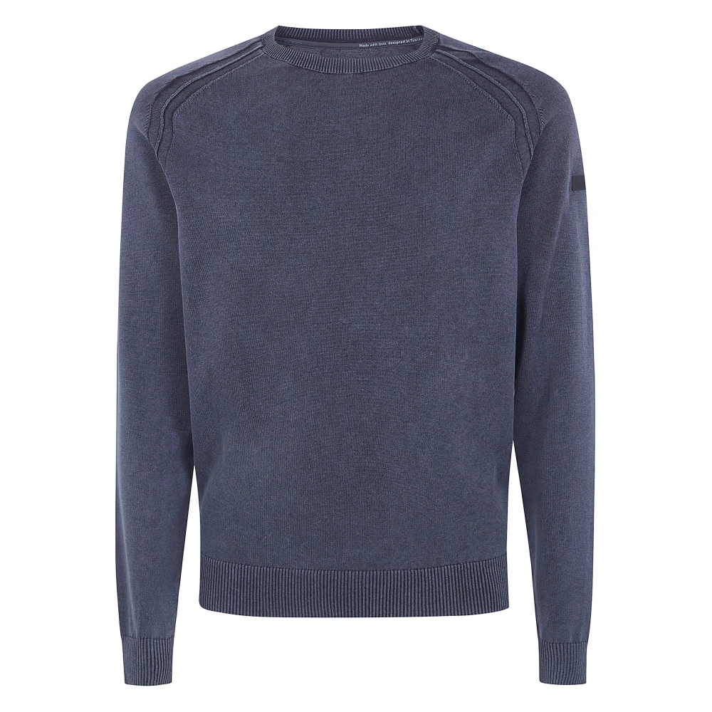 Rrd Herren Blau - Techno Wash Round 14 Knit - Knitwear - Xl