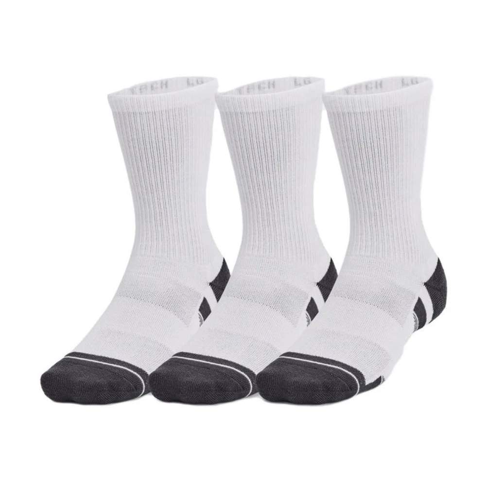Under Armour, Unisex, Sportsocken, NOS UA Performance Tech 3pk Cr White L (42 - 47.50), Weiss - Image 10