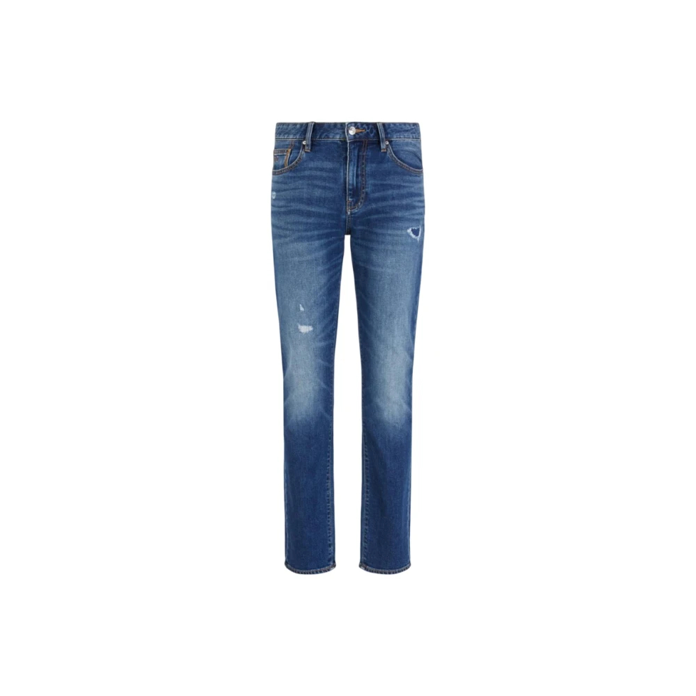 Armani Exchange Herren Blau - Slim-Fit Jeans Aus Stretch-Denim - Jeans - W29
