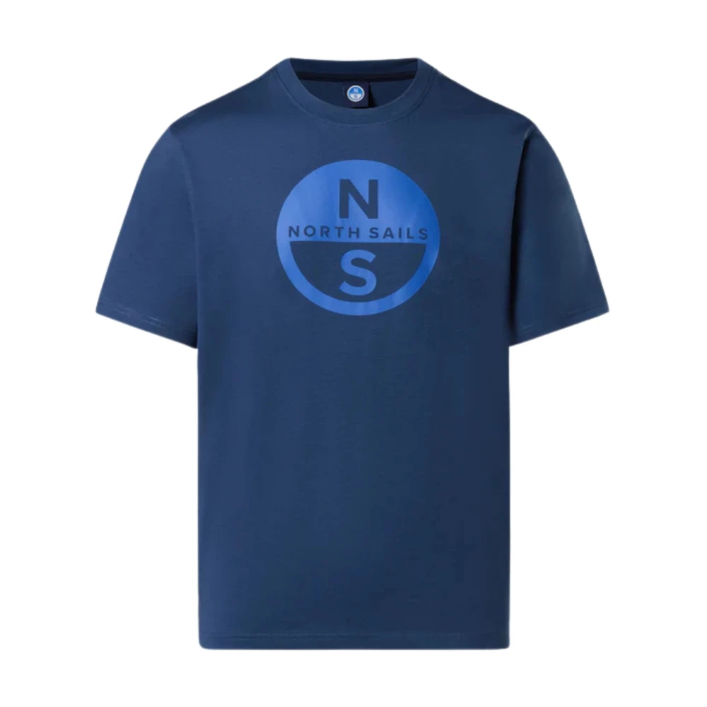 North Sails Herren Dark Denim - Langarm-T-Shirt Mit Maxi-Print - Bild 4