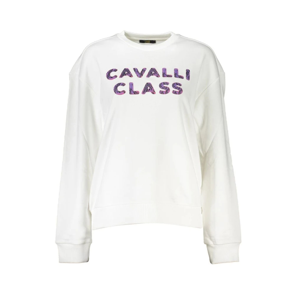 Cavalli Class Crewneck-Sweatshirt Ca21205 - Weiß Klein - Bild 5