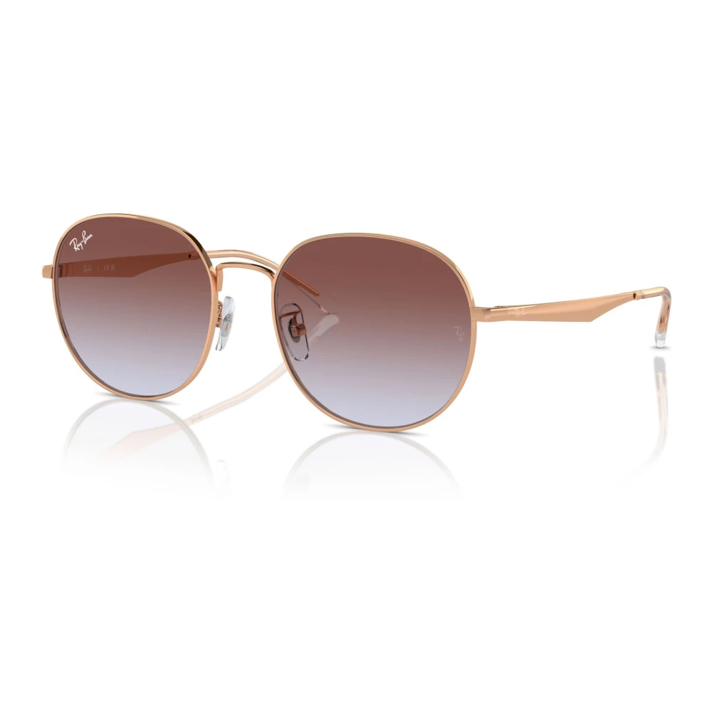 Ray - Ban Unisex Gold Ray - Ban Rb3727d 9202I8 Sonnenbrillen Metall Blau Pantos Normal Schattiert - Bild 7