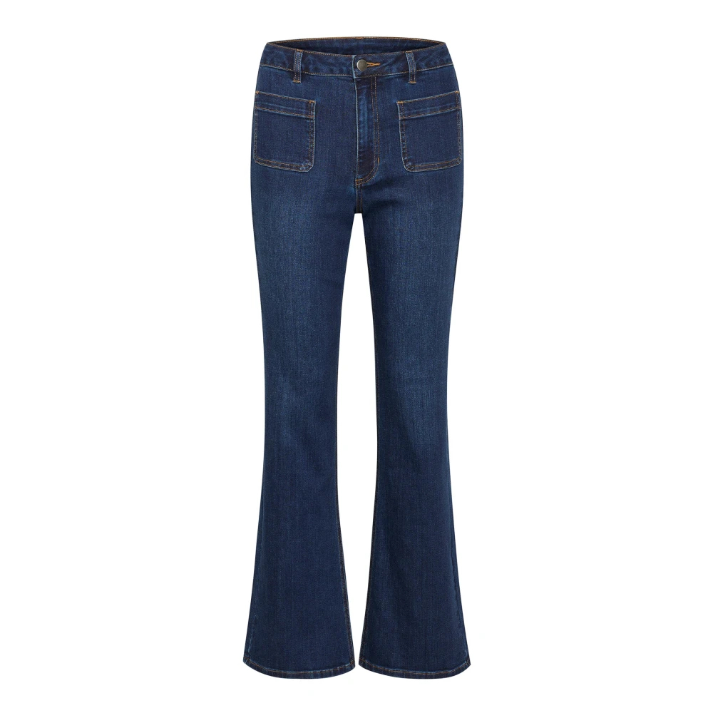 Kaffe Damen Blau Ausgestellte Jeans Sinem - Bild 4