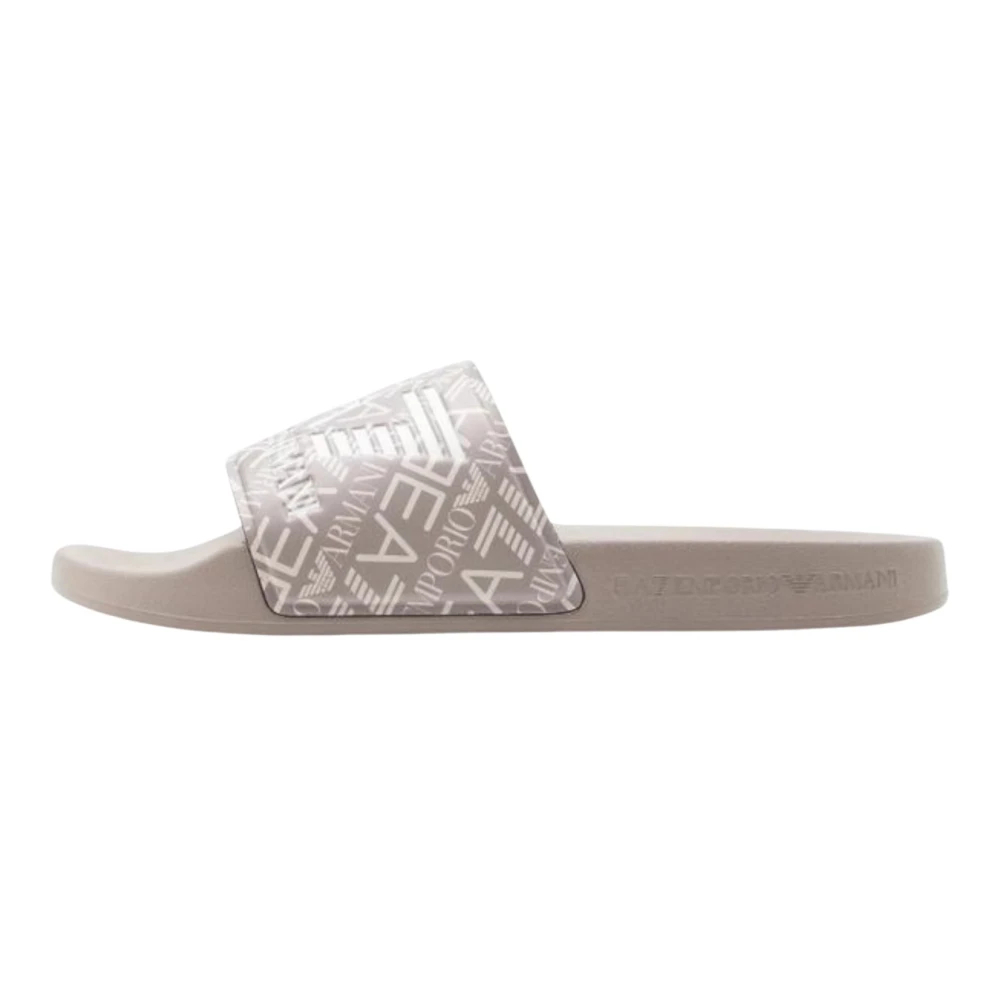 Emporio Armani Ea7 - Flip Flops & Sliders - Shoes -Herren -Braun -43 Eu