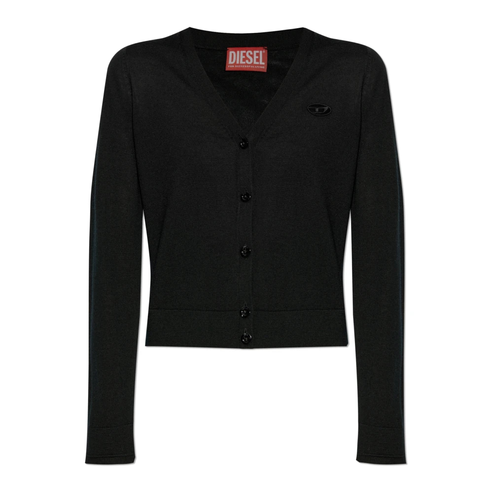 Diesel Damen Schwarz - Cardigan M-Alima - Knitwear - K -S
