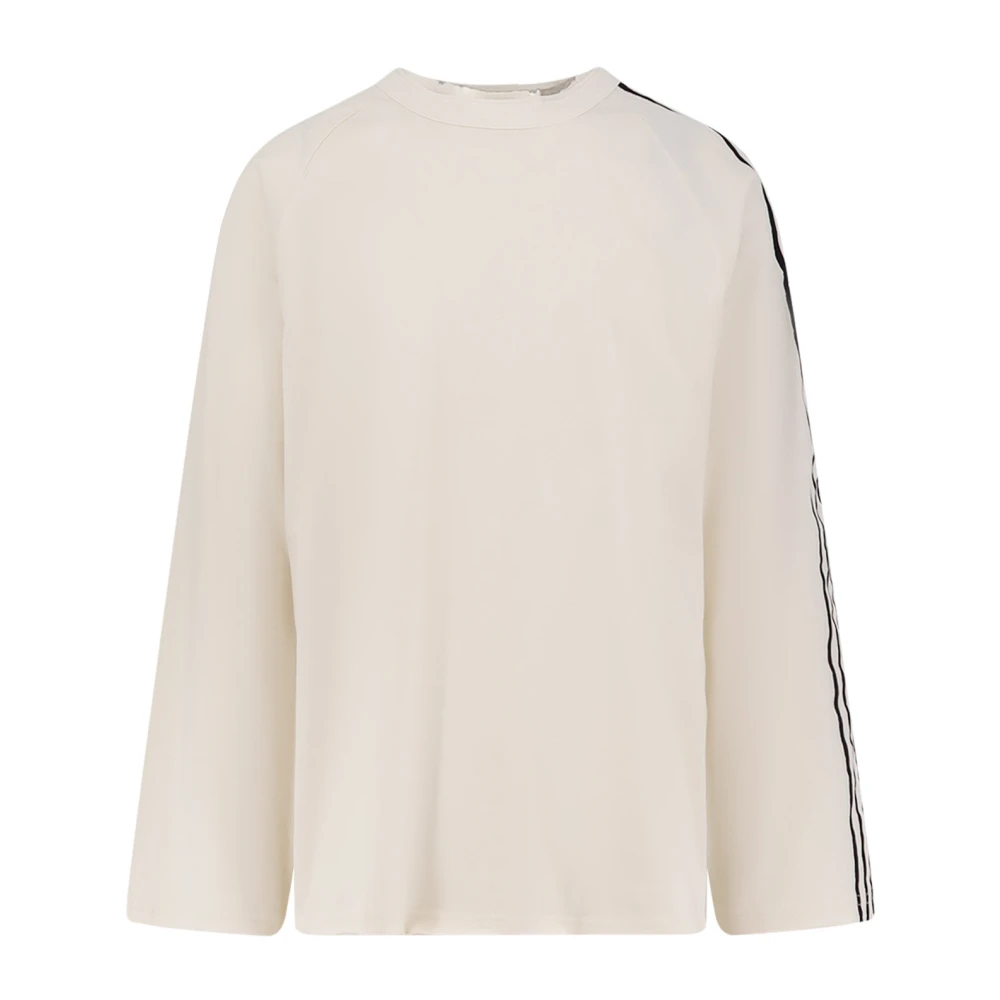 Y-3 Herren Beige - Langärmeliges Oberteil Mit Rundhalsausschnitt - Tops - L