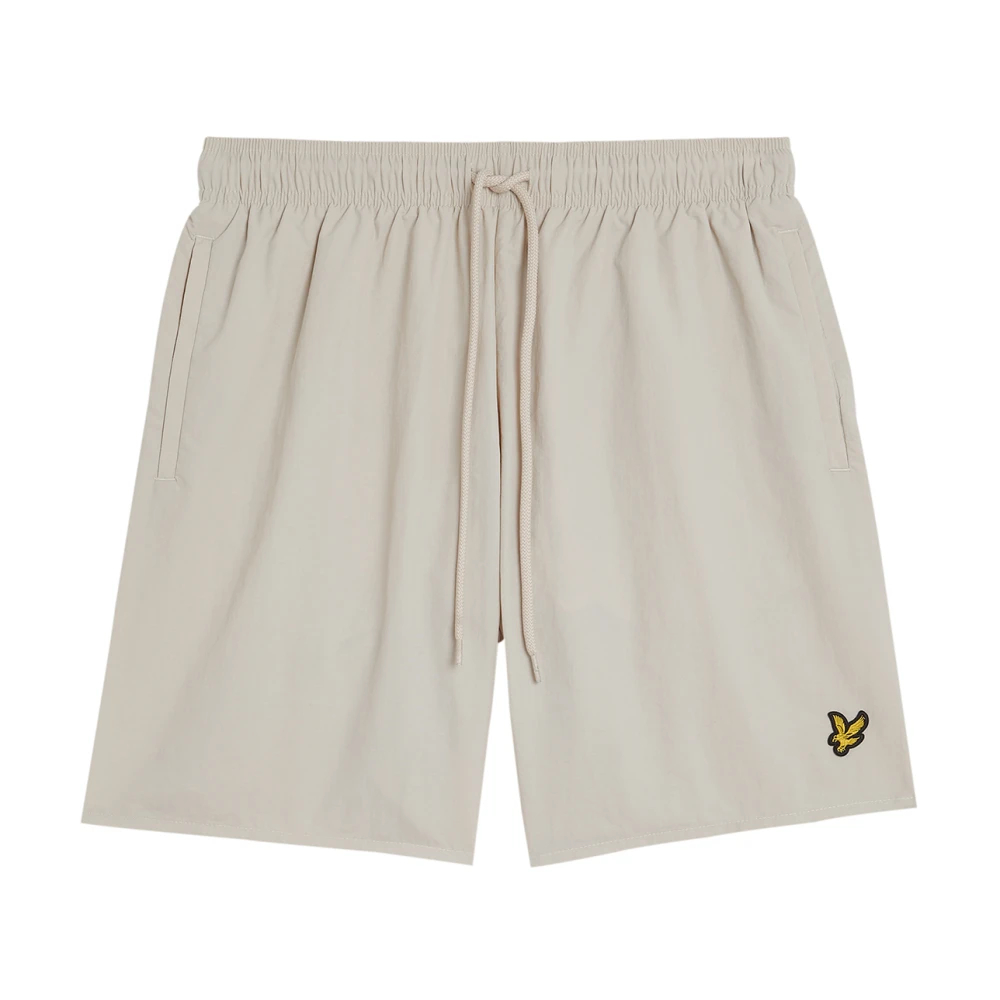 Lyle & Scott Herren Beige Badehose Plain - Bild 4