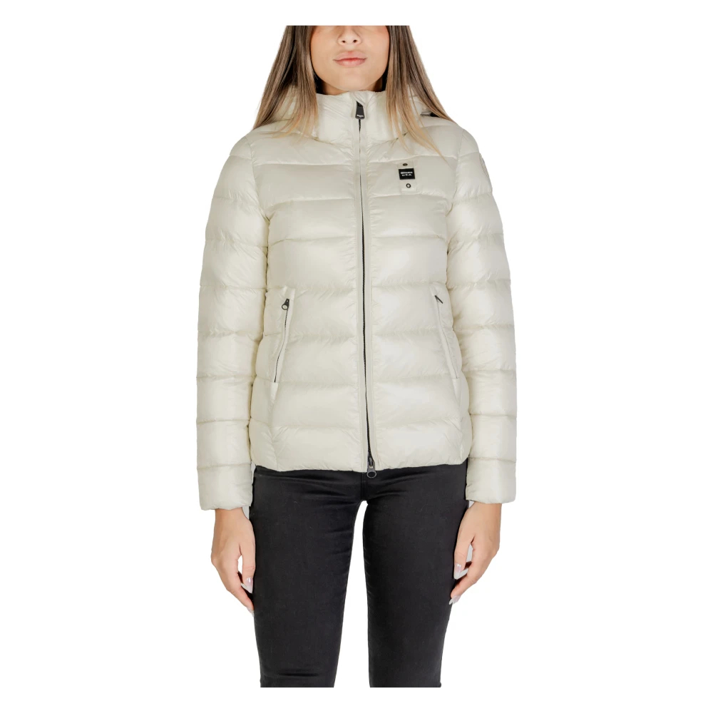 Blauer Damen Weiß - Jacken Und Mäntel Kollektion - Jackets - L