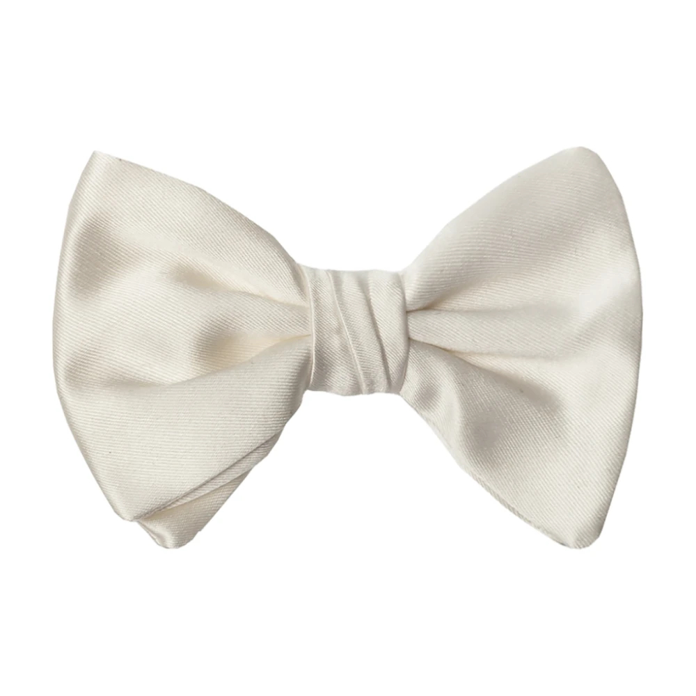 Giorgio Armani Herren Weiß - Reine Seide Knoten Fliege - Accessories - One Size