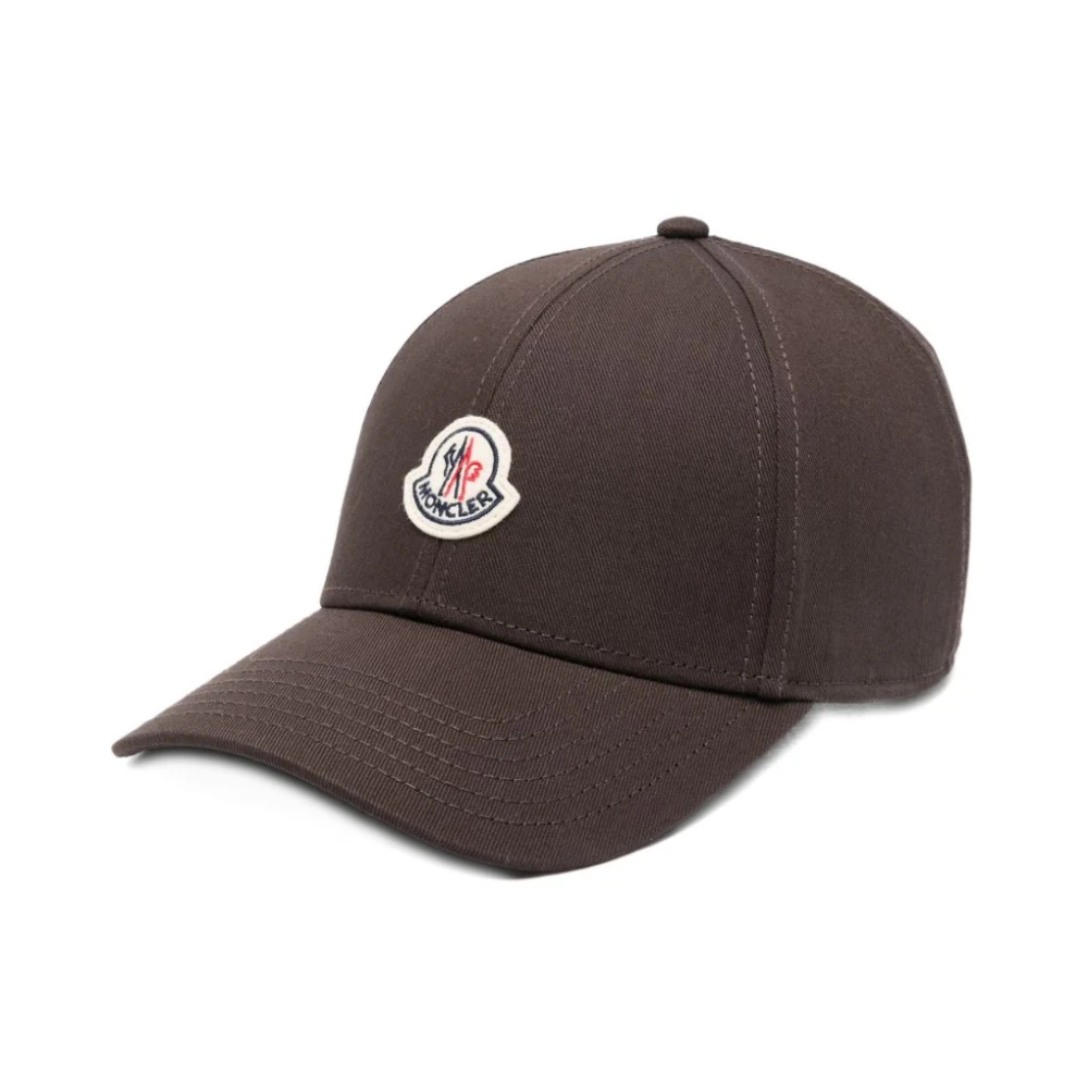 Moncler - Baseball-Cap Aus Baumwollgabardine - Accessories - Herren - Braun - One Size - Bild 10