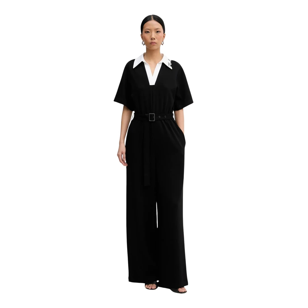 Karl Lagerfeld , Damen, Jumpsuits & Playsuits, Schwarzk, Xs  - Image 3