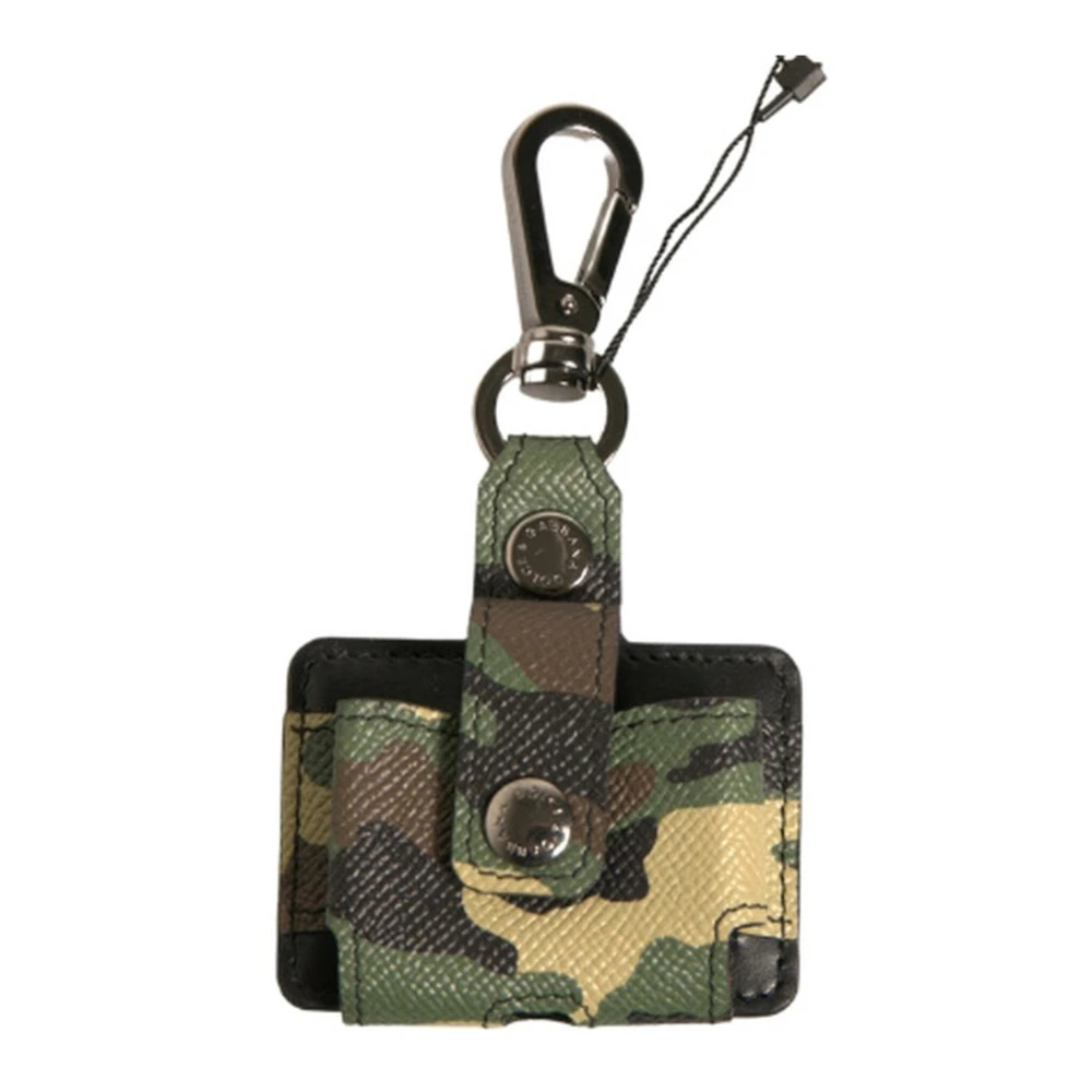 Dolce & Gabbana Herren Grün - Camouflage Airpods Hülle - Accessories - One Size