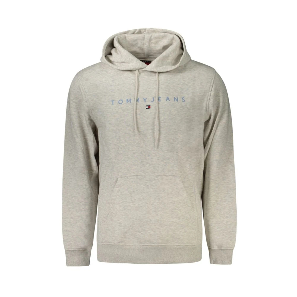 Tommy Jeans, Herren, Pullover, Tjm Reg Linear Logo Hoodie Ext, Grau, (XL) - Bild 4