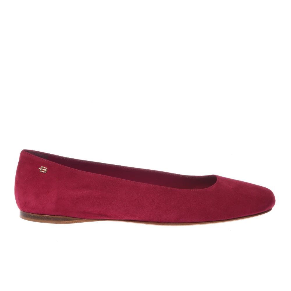 Baldinini Damen Rosa - Fuchsia Wildleder Ballerina - Shoes - 38 Eu