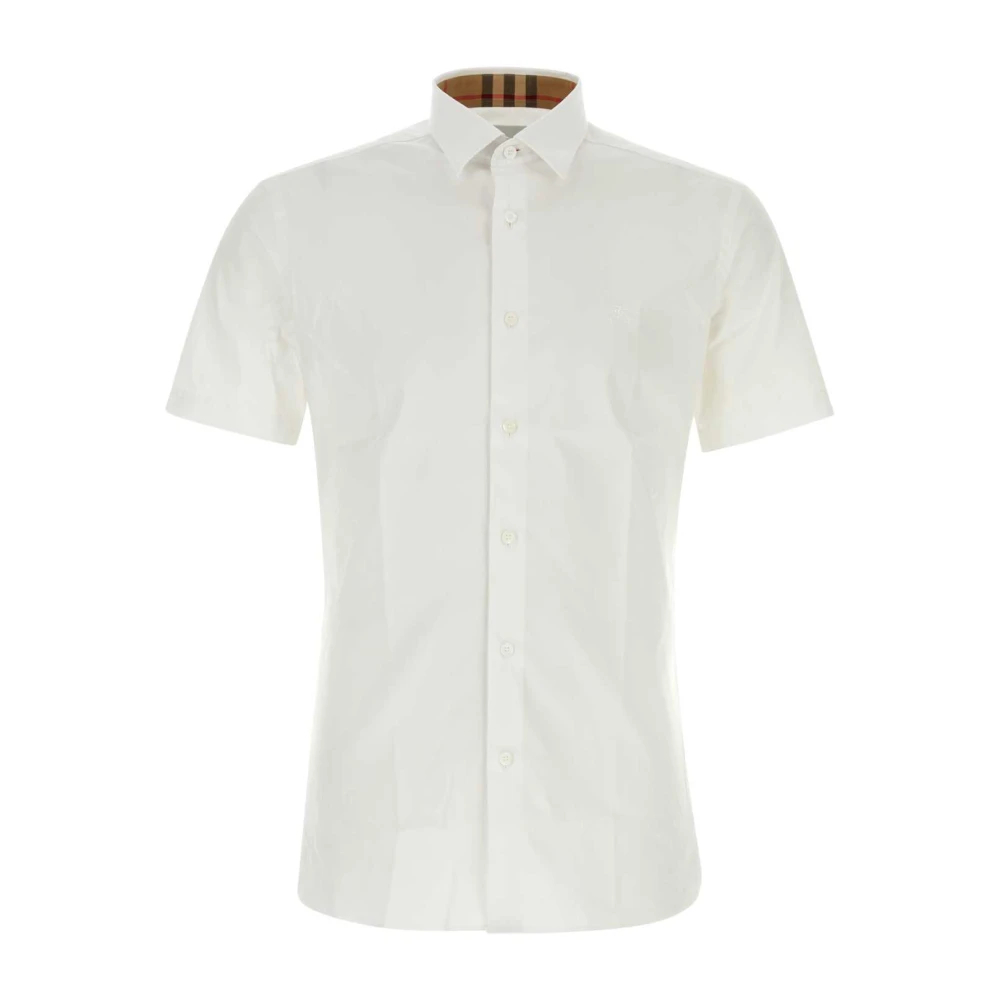 Burberry Herren Weiß - Baumwoll-Popeline-Hemd - Shirts - S