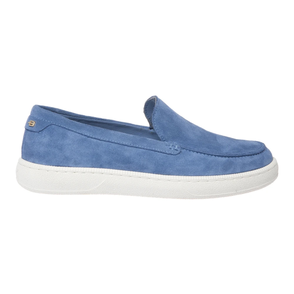 Baldinini - Suede Slip-On Loafer - Shoes - Damen - Blau - 36 1/2 Eu