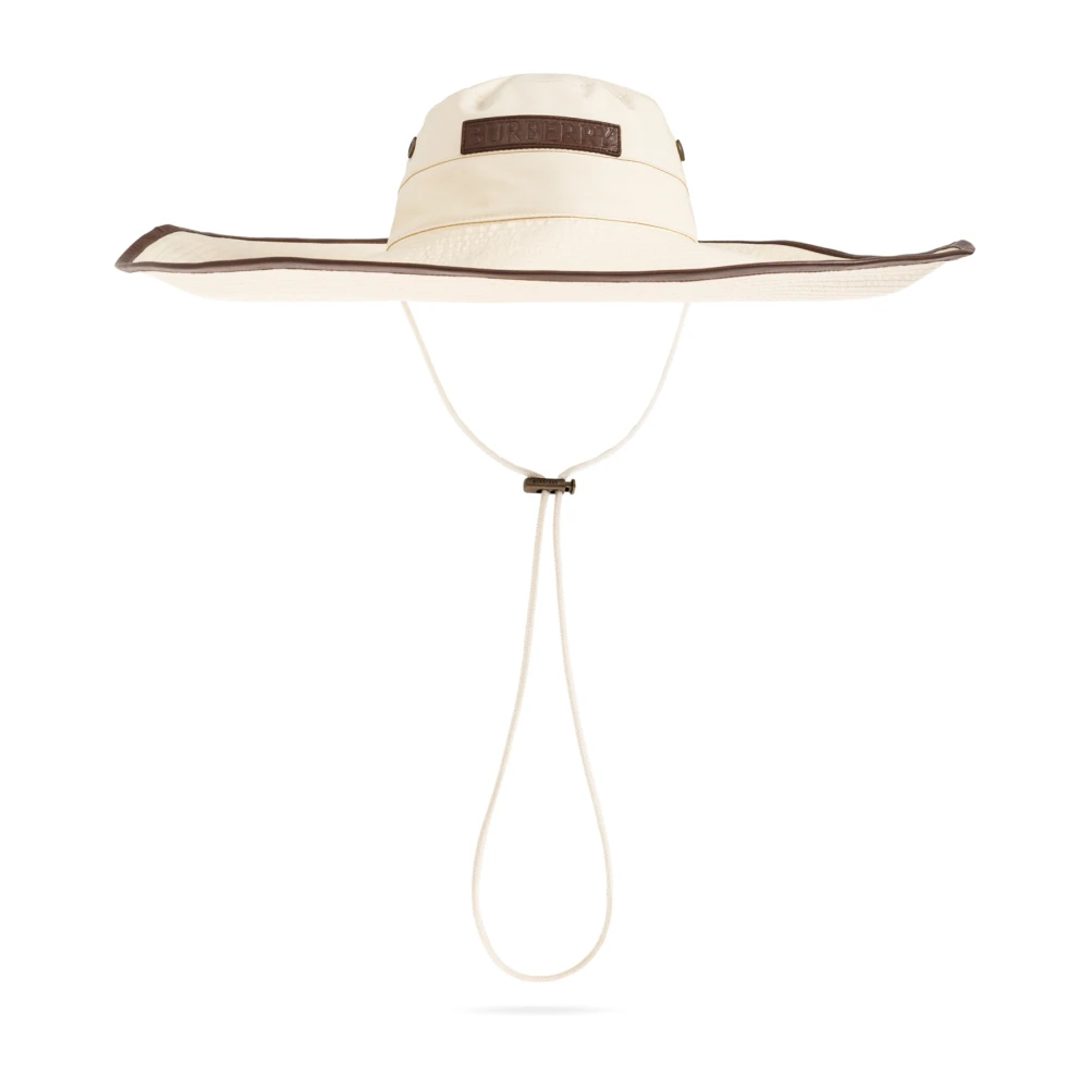 Burberry Hut Aus Einem Baumwollgemisch Mit Leder Extra Klein - MyTheresa - Bild 3