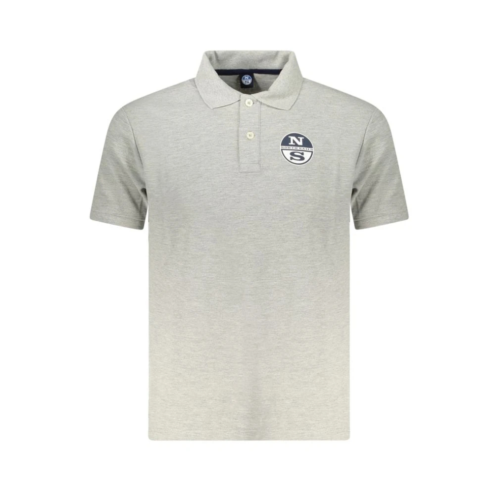 North Sails Herren Grau - Es Baumwoll Poloshirt - Tops - 2XL