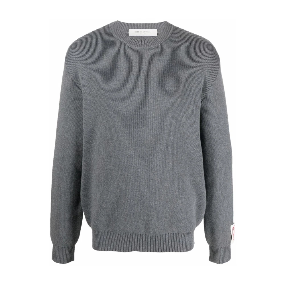 Golden Goose , Herren, Strickwaren, Grau, S - Bild 5