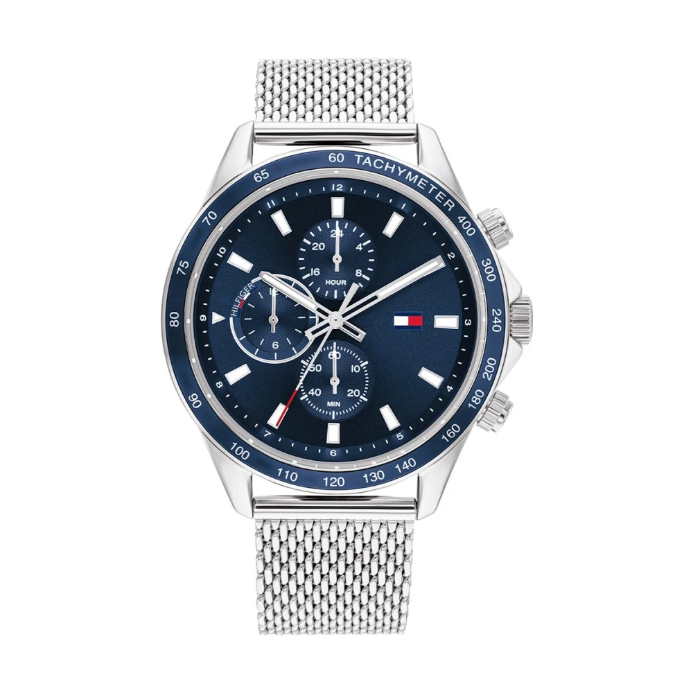 Tommy Hilfiger, Armbanduhr, Miles, Silber, Türkis, Blau, (44 mm) - Bild 6