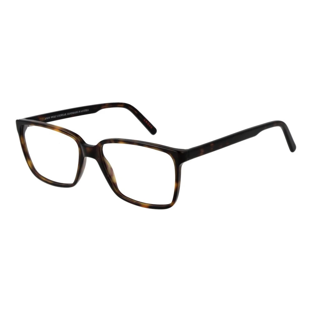 Andy Wolf - Braune Rechteckige Optische Brillen - Accessories - Unisex - Braun - One Size - Bild 6