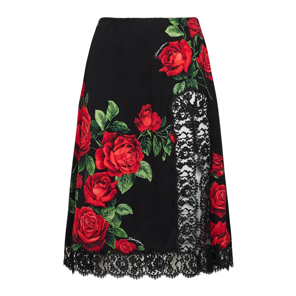 Dolce & Gabbana - Röcke - Skirts - Damen - Schwarzk - L