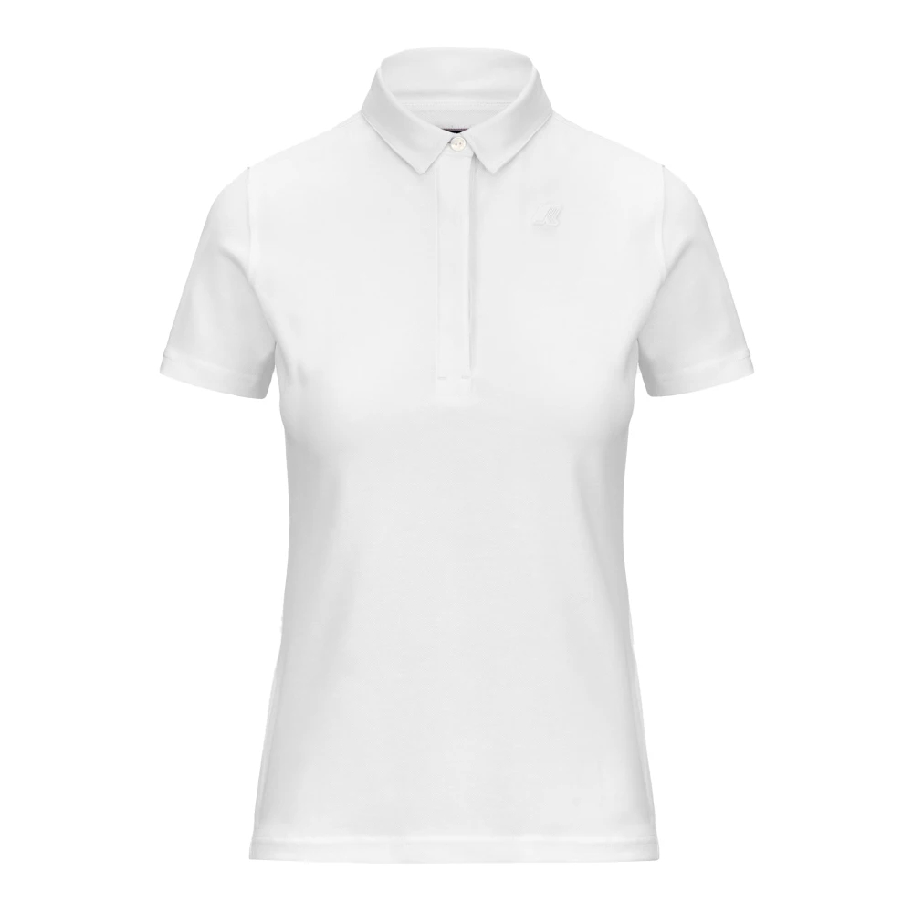 K-Way Damen Weiß - Amedea Piqué Polo - Tops - Xl