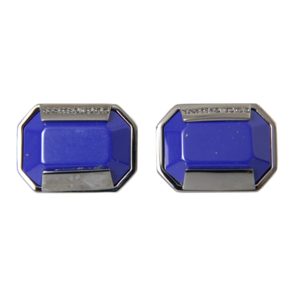 Dolce & Gabbana Herren Grau - Silberne Manschettenknöpfe Aus Messing - Accessories - One Size