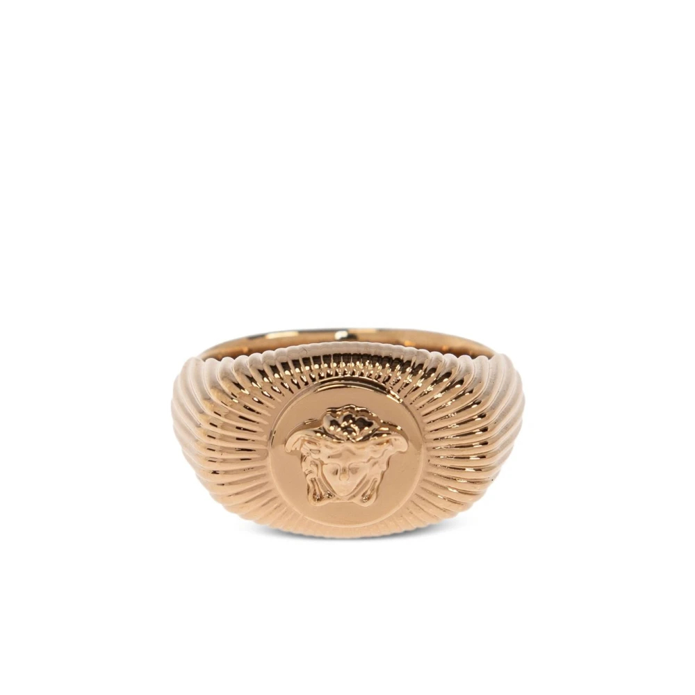 Versace Herren Gelb - Medusa Biggie Ring - Accessories - 60 Mm