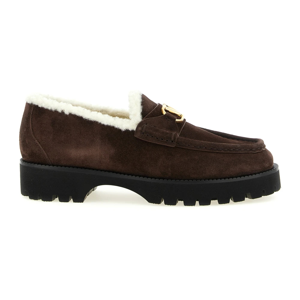 Valentino Garavani - Vlogo Signature Loafer - Shoes - Damen - Braun - 37 Eu