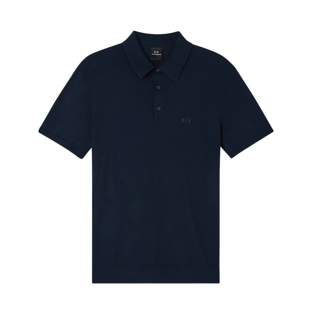 Armani Exchange Herren Blau - Polo Aus Baumwolle - Tops - 2XL