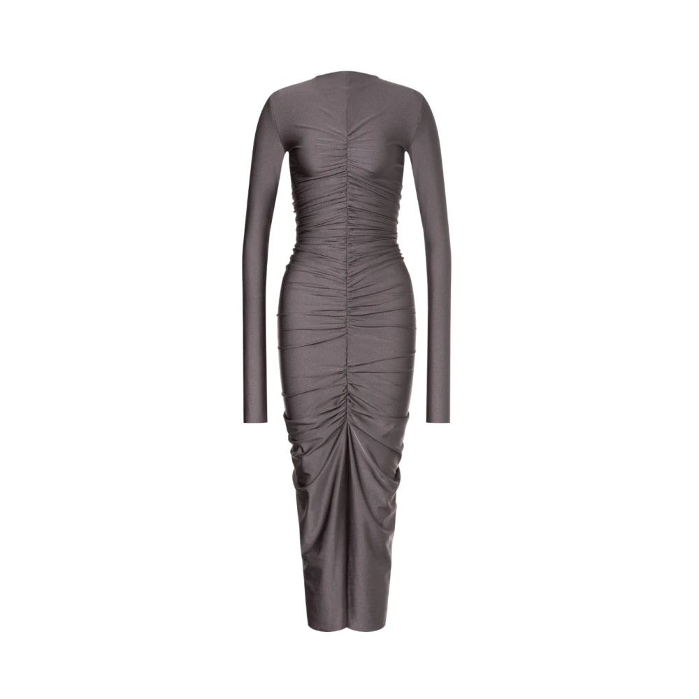 Philosophy Di Lorenzo Serafini Damen Grau - Drapiertes Longuette-Kleid - Dresses - L