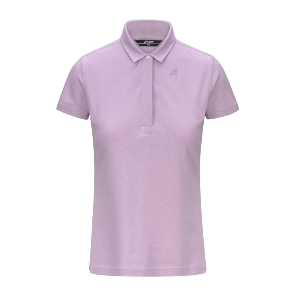 K-Way Damen Violett - Amedea Pique Slim - Tops - Lila - S