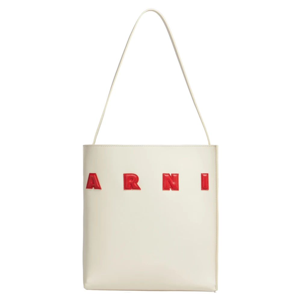 Marni Damen Beige - Small Museo Hobo Bag - Bags - One Size