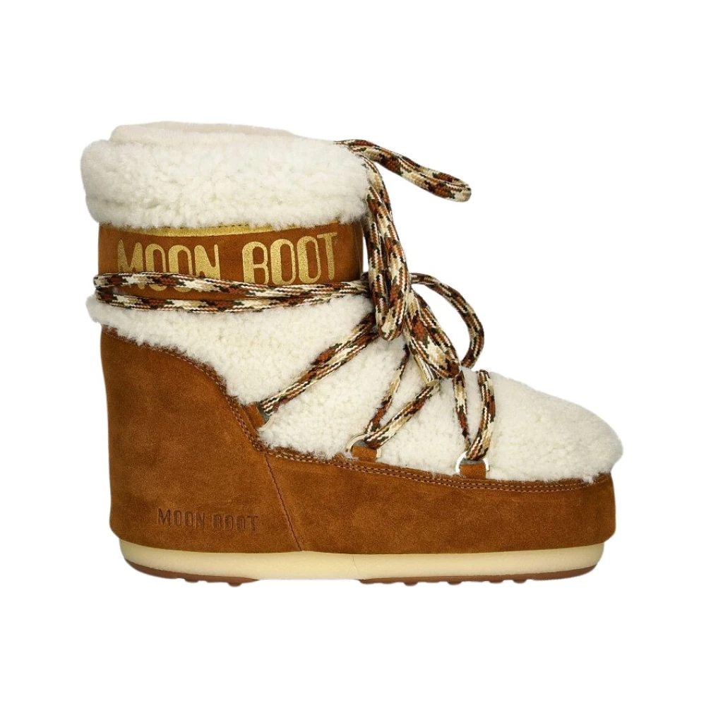 Moon Boot - Icon Low Shearling Boots - Shoes - Damen - Braun - 33 Eu - Bild 4
