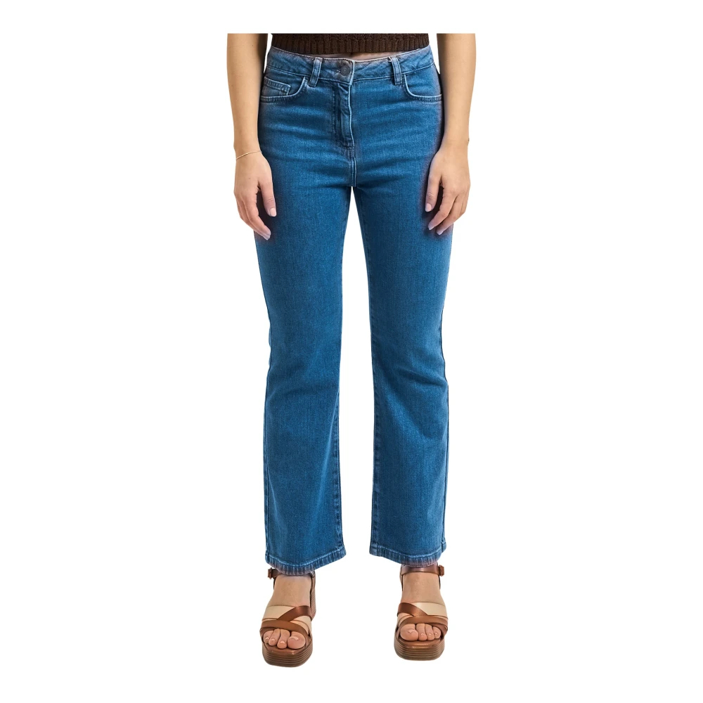 Pennyblack Damen Blau - Mini-Flare Jeans - Jeans - M