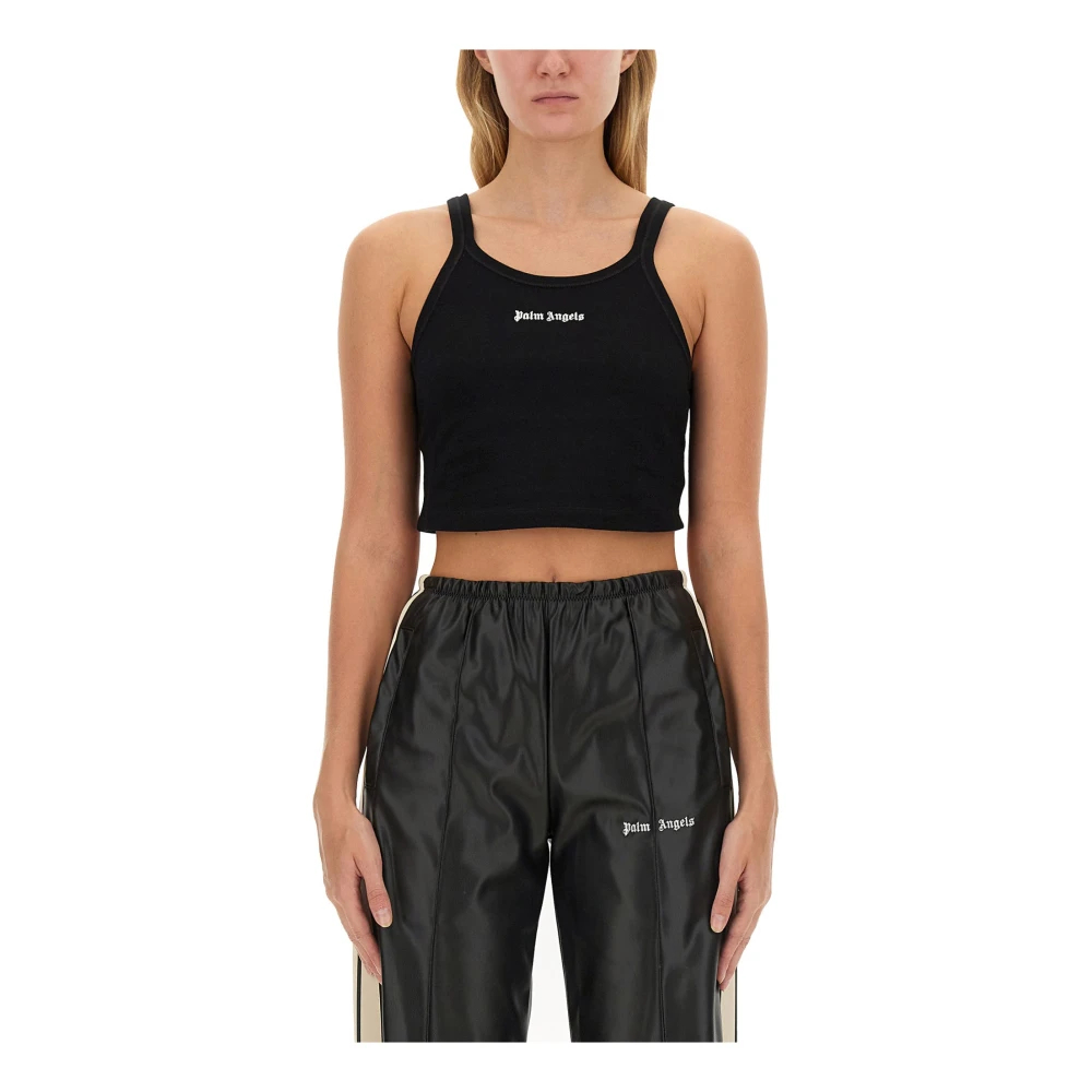 Palm Angels - Classic Logo Tank Top - Tops -Damen -Schwarzk -S