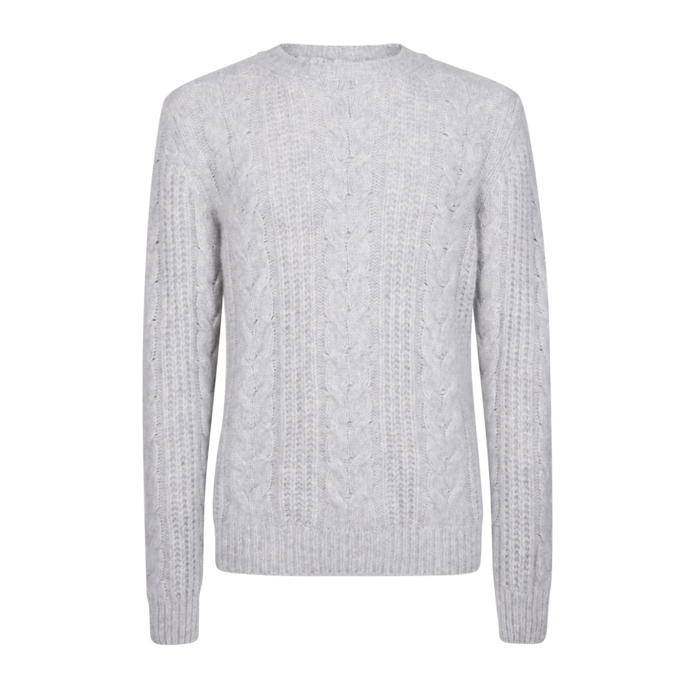 Eleventy Herren Grau - Maglia Girocollo Treccia - Knitwear - Xl