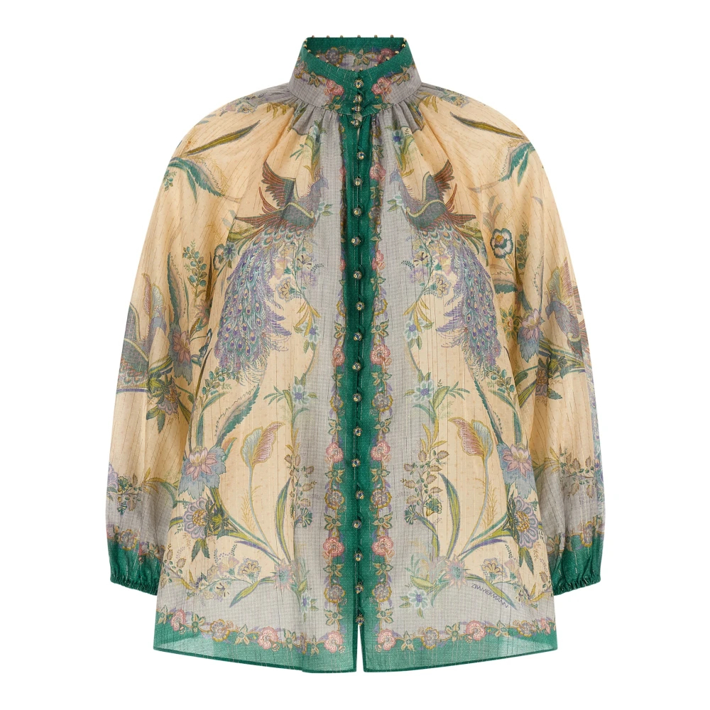 Zimmermann - Indra Billow Bluse - Blouses & Shirts - Damen - Mehrfarbig - S