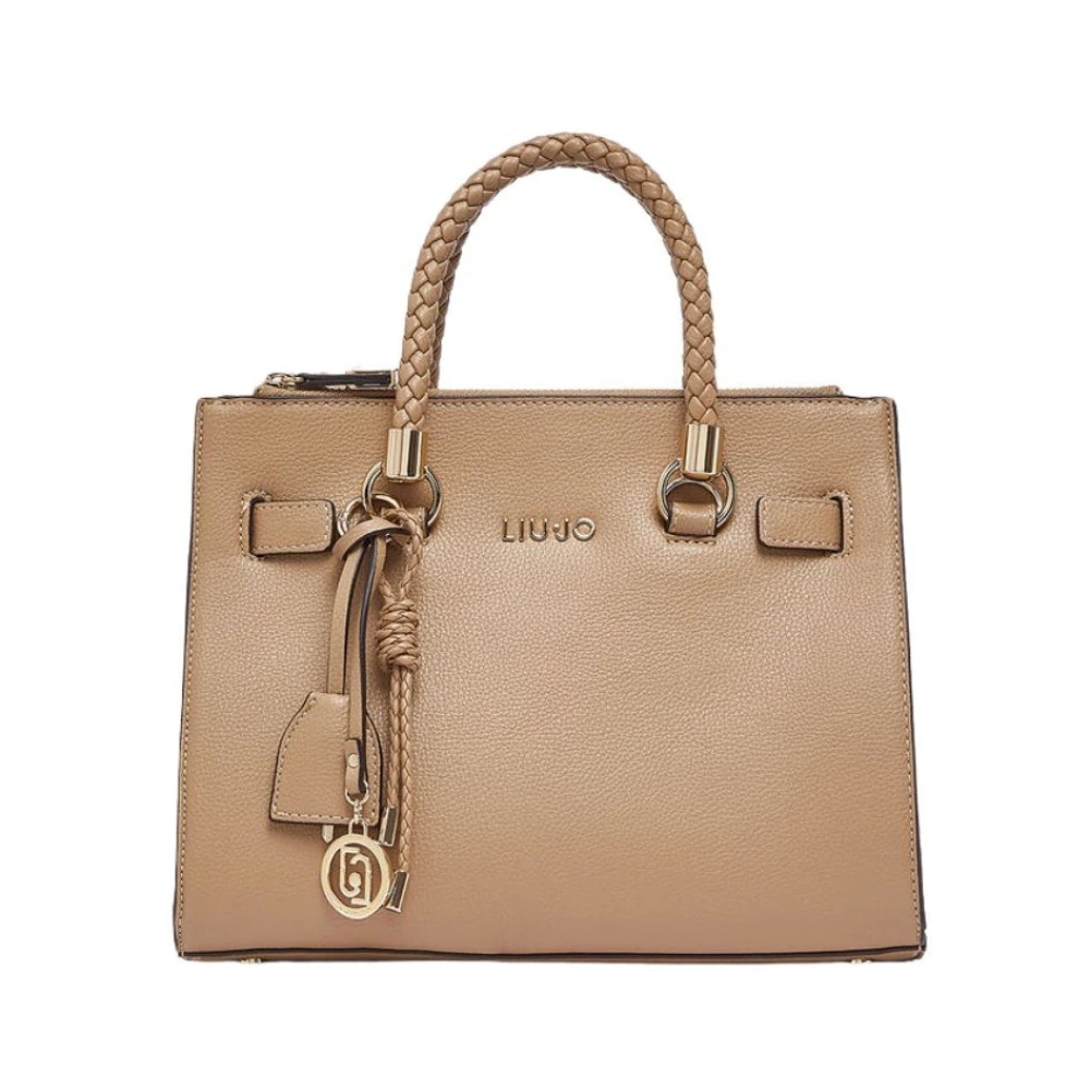 Liu Jo Damen Beige - Kleine Satchel Mit Schmuckanhängern - Bags - One Size