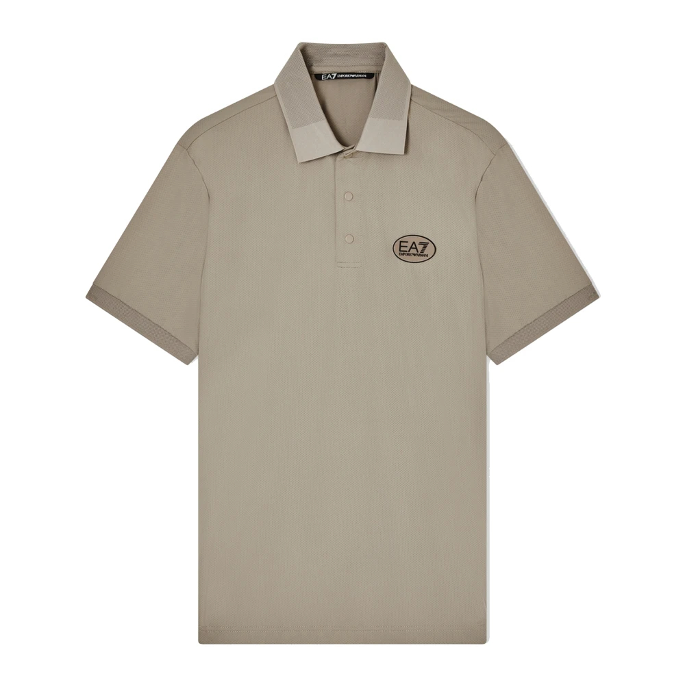 Emporio Armani Ea7 Herren Braun - Tennis Pro Polo - Tops - 2XL