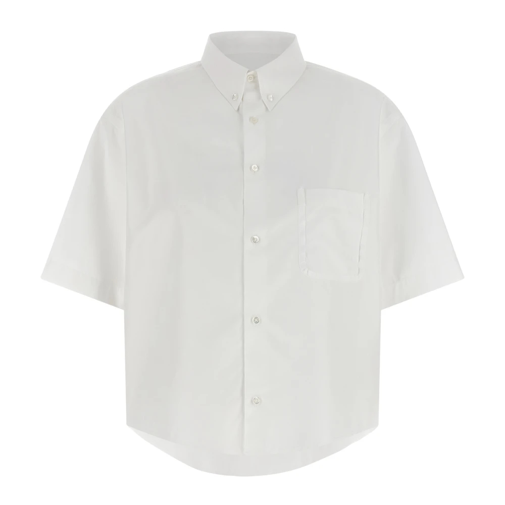 Maison Margiela Damen Weiß - Baumwoll-Popeline-Hemd - Blouses & Shirts - S