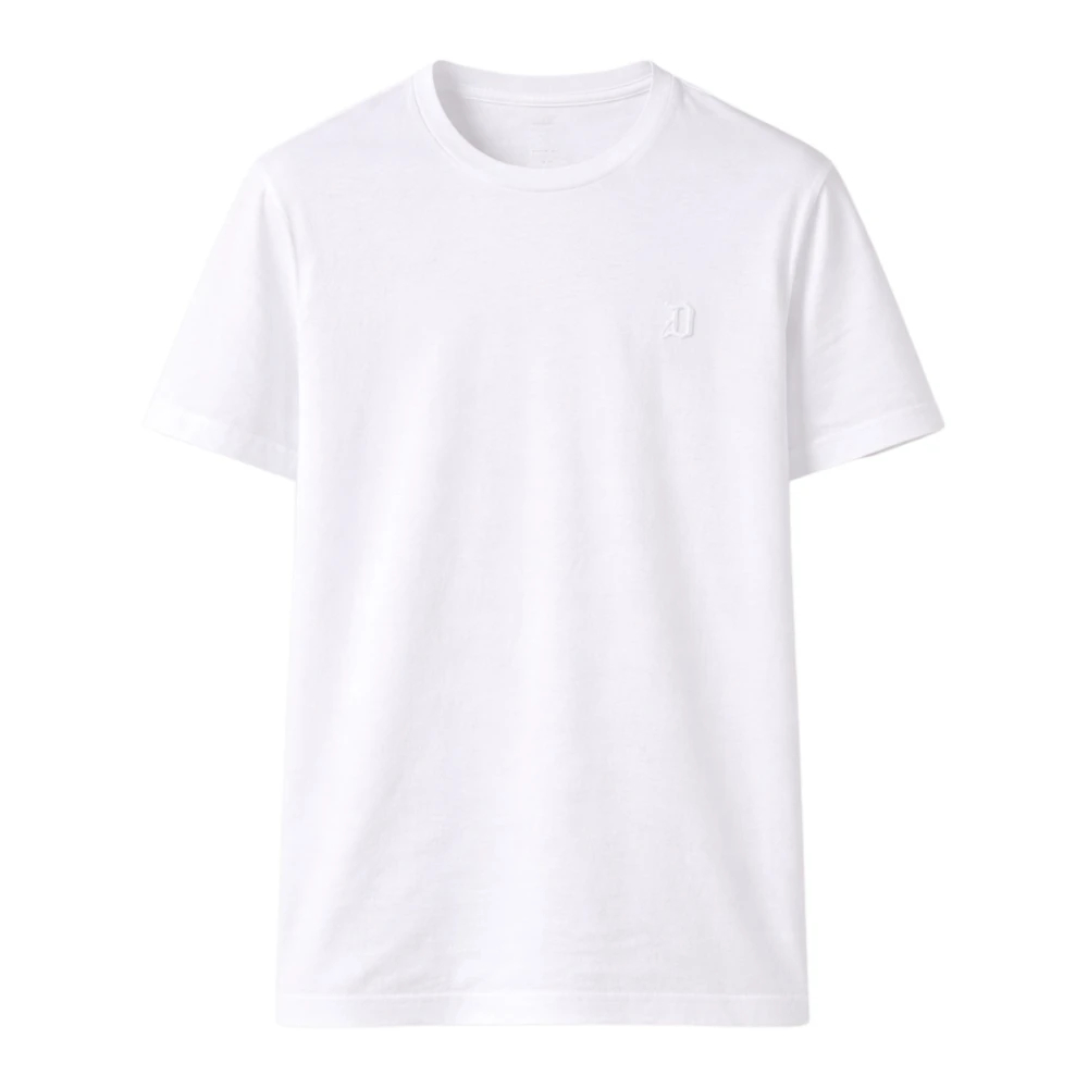 Dondup Herren Weiß - T-Shirt Girocollo Regular - Tops - 2XL