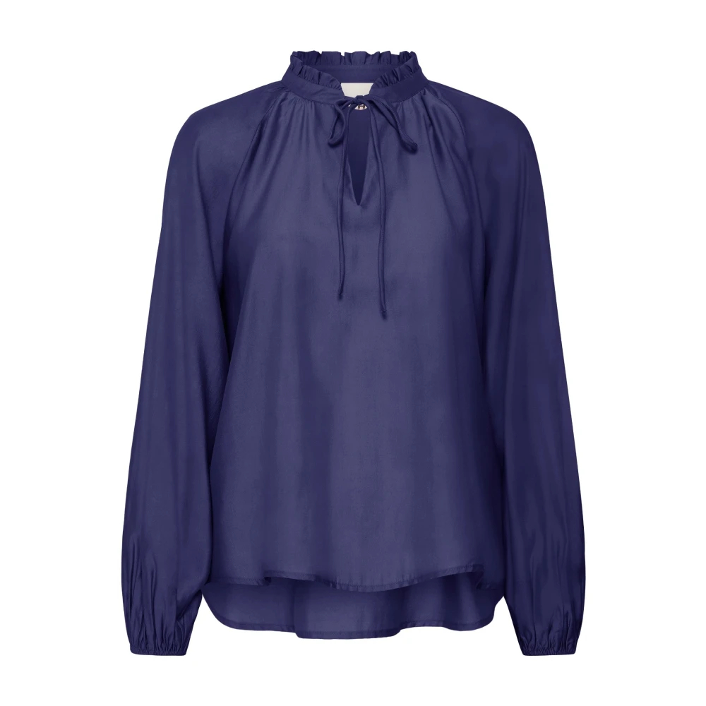 Ichi Damen Blau Bluse Karlani - Bild 4