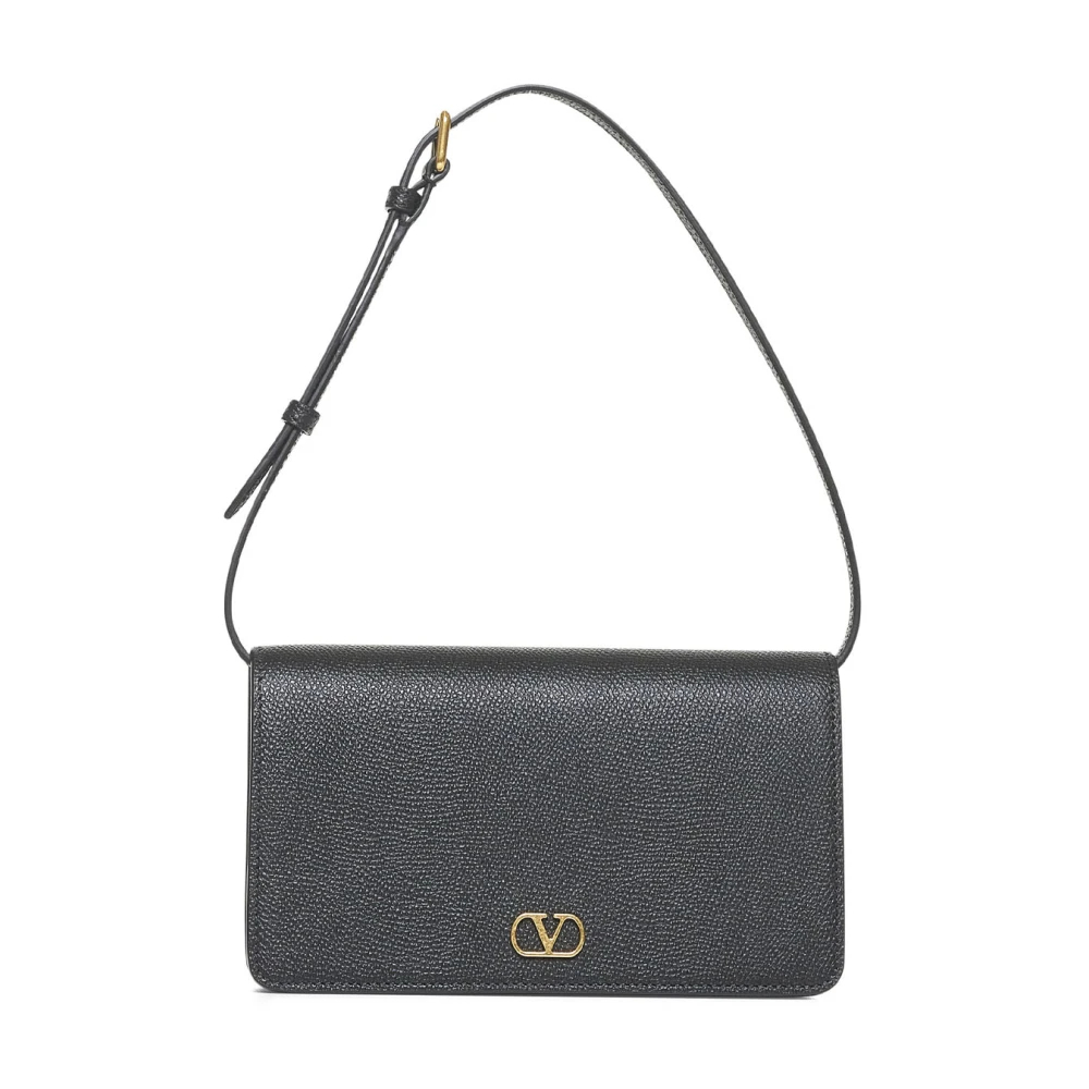 Valentino Garavani - Vlogo Signature Mini Umhängetasche - Bags - Damen - Schwarzk - One Size