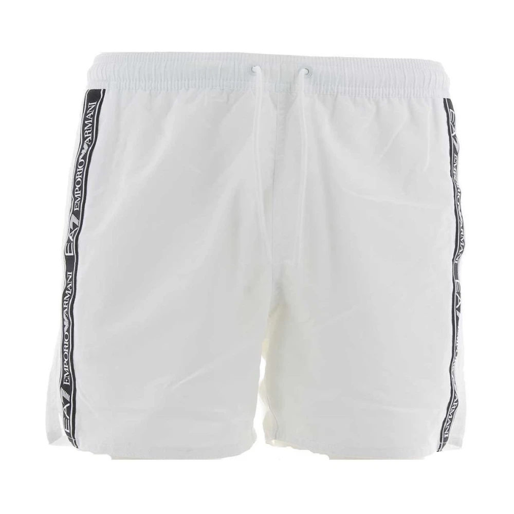 Emporio Armani Ea7 Herren Weiß - E Strandkleidung Von Ea7 - Swimwear - Xl