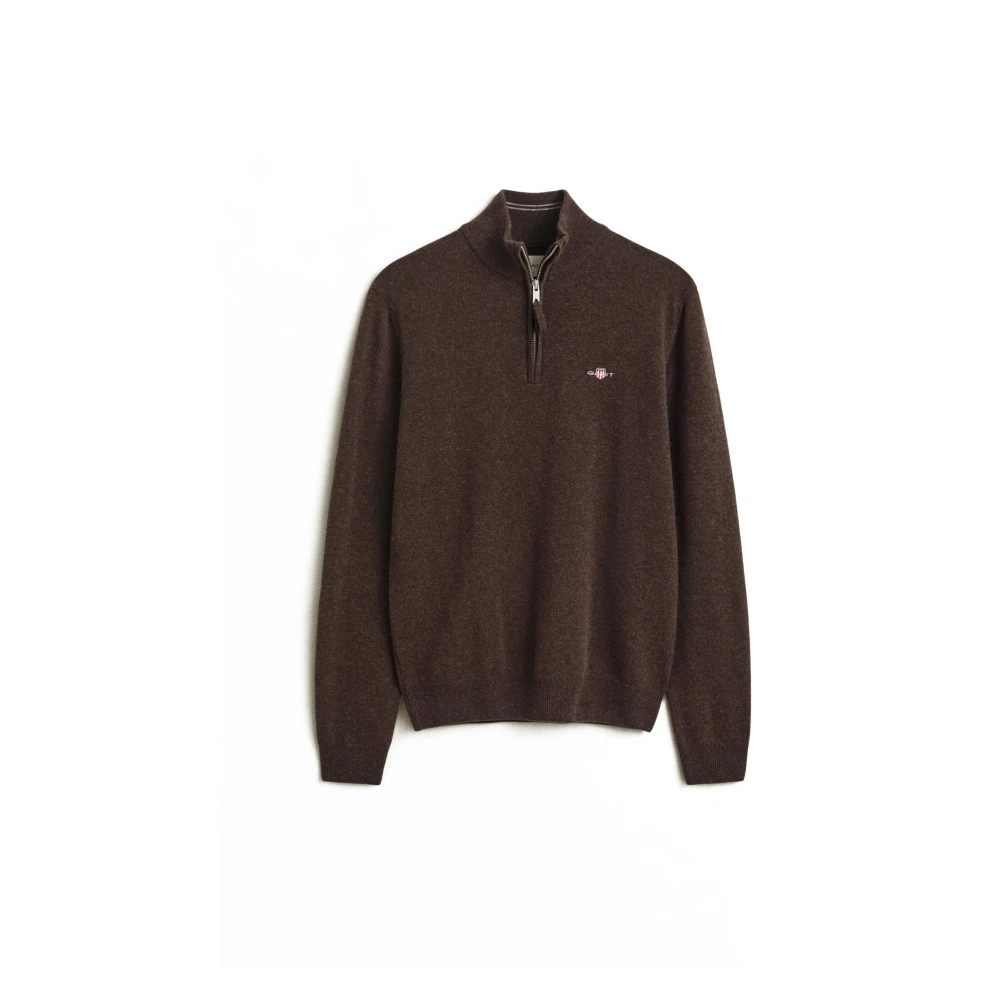 Gant Herren Dunkelbraun Troyer, Braun, Gr. L - Bild 9