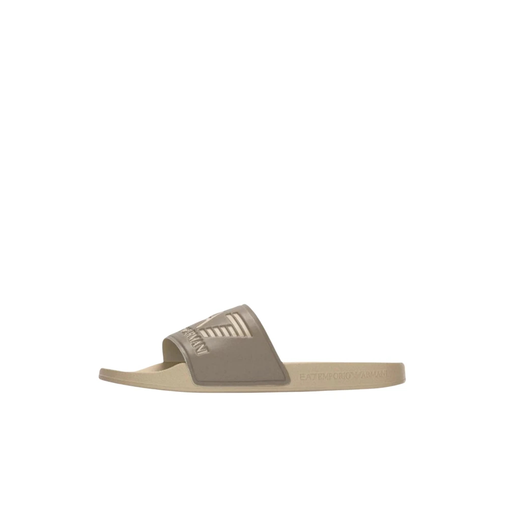 Emporio Armani Ea7 Herren Beige - Flip Flops & Sliders - Shoes - 41 Eu